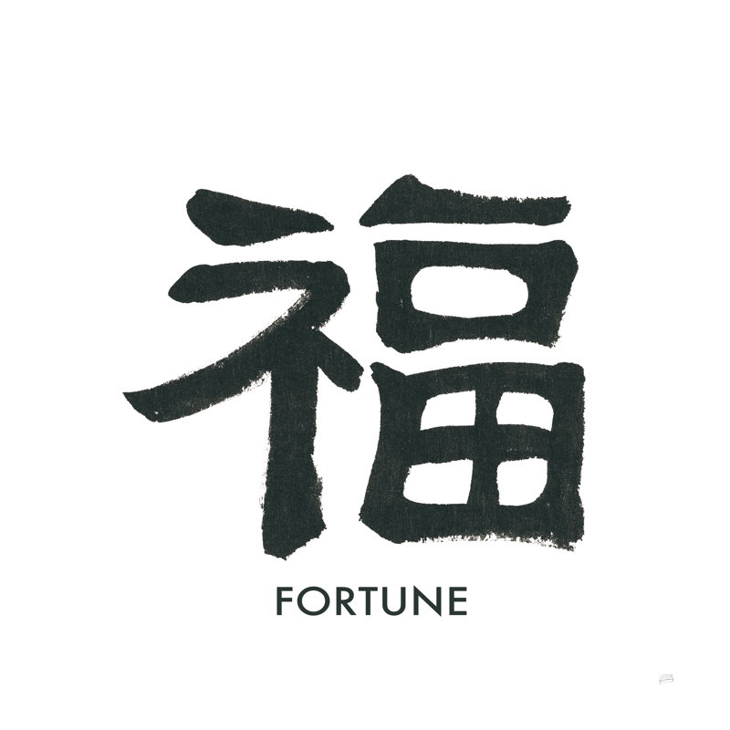 Meda Fortune Word, H 12 po x l 12 po, Non, Toile tendue