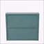 Armoire de rangement murale polyvalente à 2 portes en métal pour différentes pièces avec portes et tablettes en verre trempé-322002693