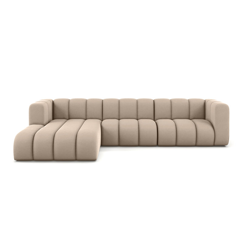 3 Seater Velvet Sectional