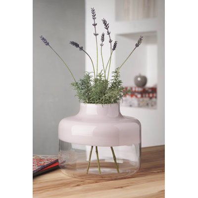 Vase de table en cristal sans plomb 7,87 po Magnolia