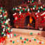 12 pièces de boules de Noël pour arbre 2,4 pouces rouge vert blanc décorations de Noël Peace Believe Joy Snow Noel Merry Holiday Decor for Home Winter
