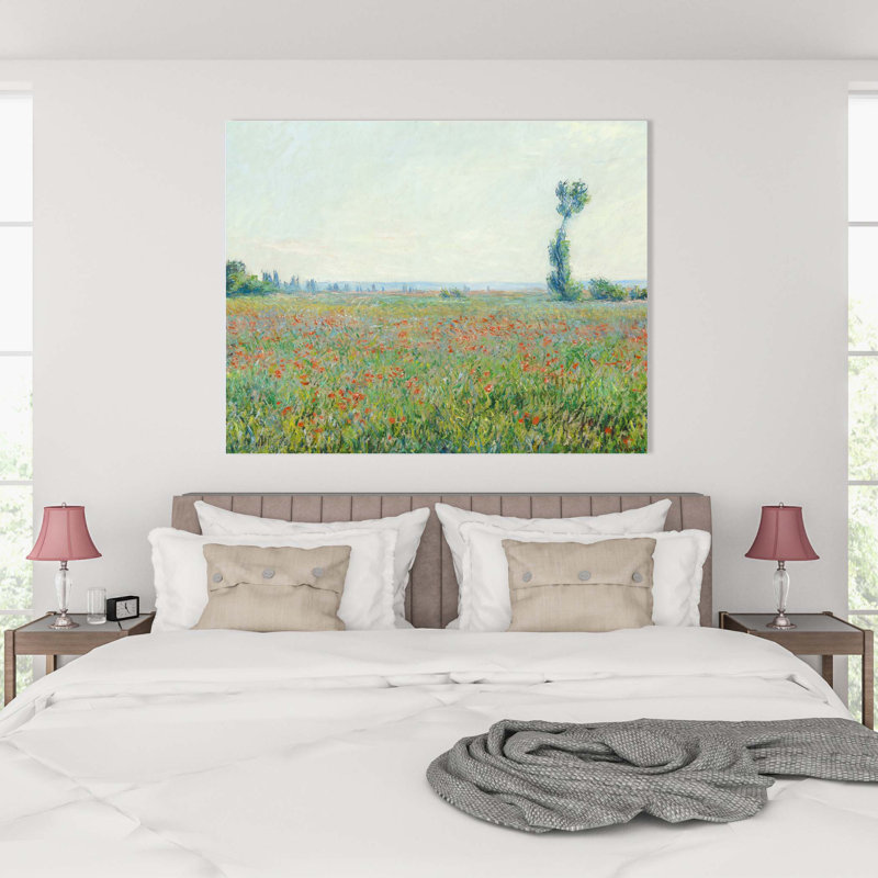 "Champ de coquelicots" par Claude Monet, H 43 po x l 48 po x P 3 po