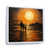 White Floater Framed