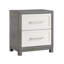 Table de chevet 2 tiroirs-90340106