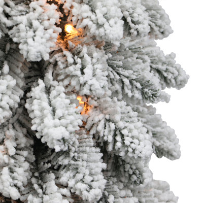 Lighted Artificial Fir Christmas Tree
