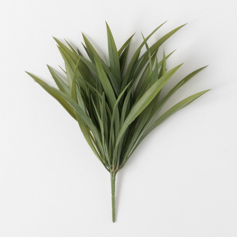 Ensemble de 3 buissons de yucca de Sullivan, tiges florales artificielles gris-vert, 15 po