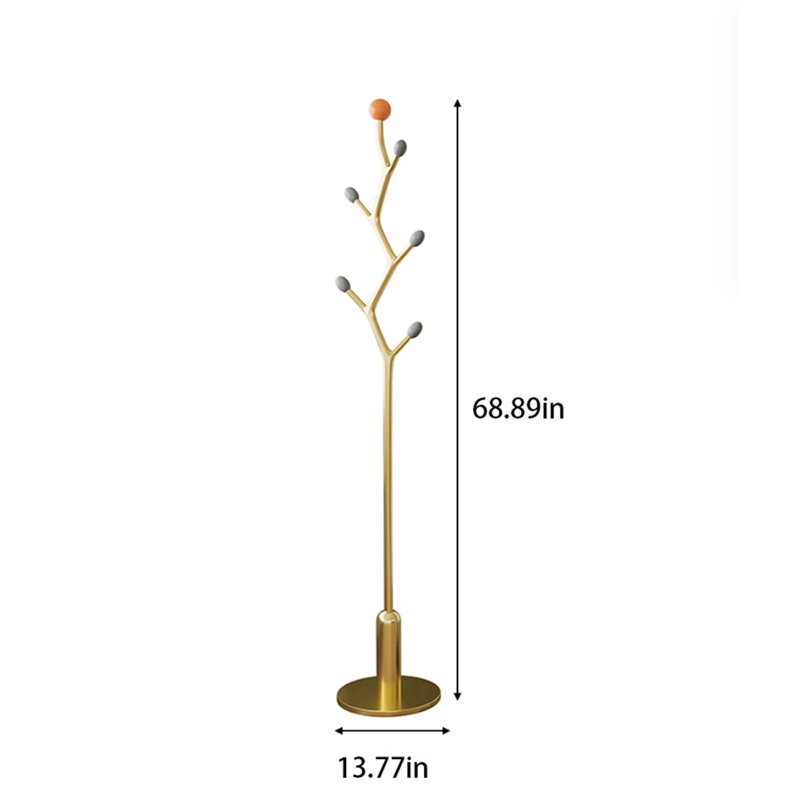 Premium Freestanding Garment Rack, Gold