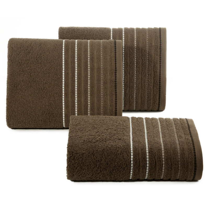 Hydiyah Jacquard Hand Towel, Brown