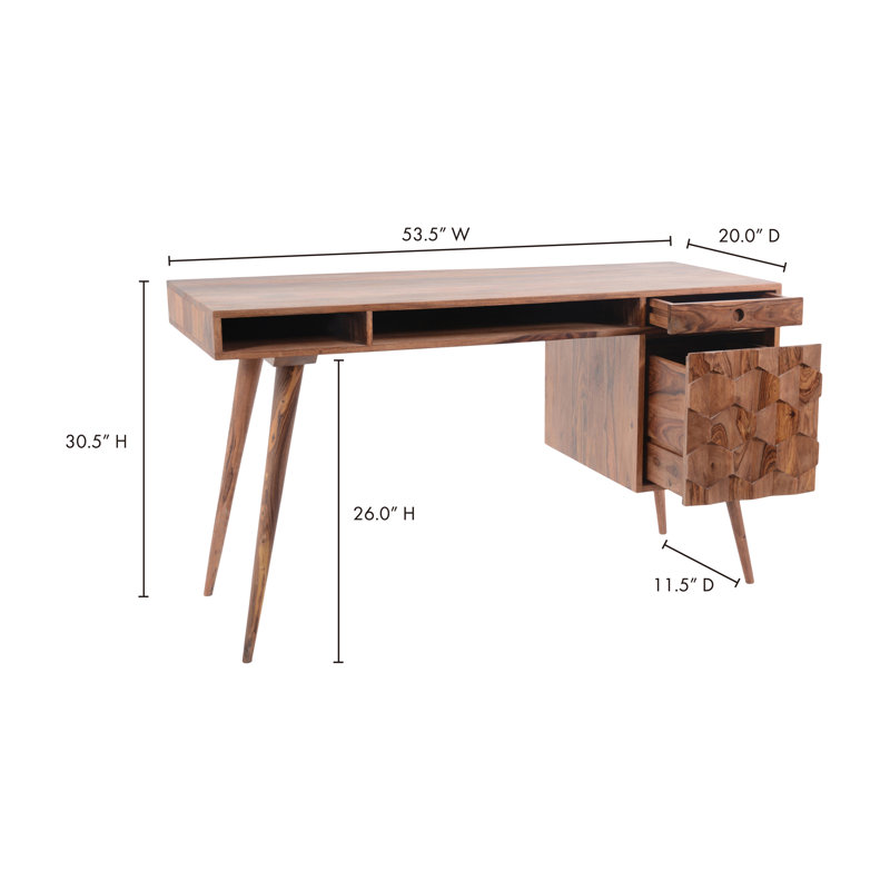 Semester Solid Wood Desk, Natural