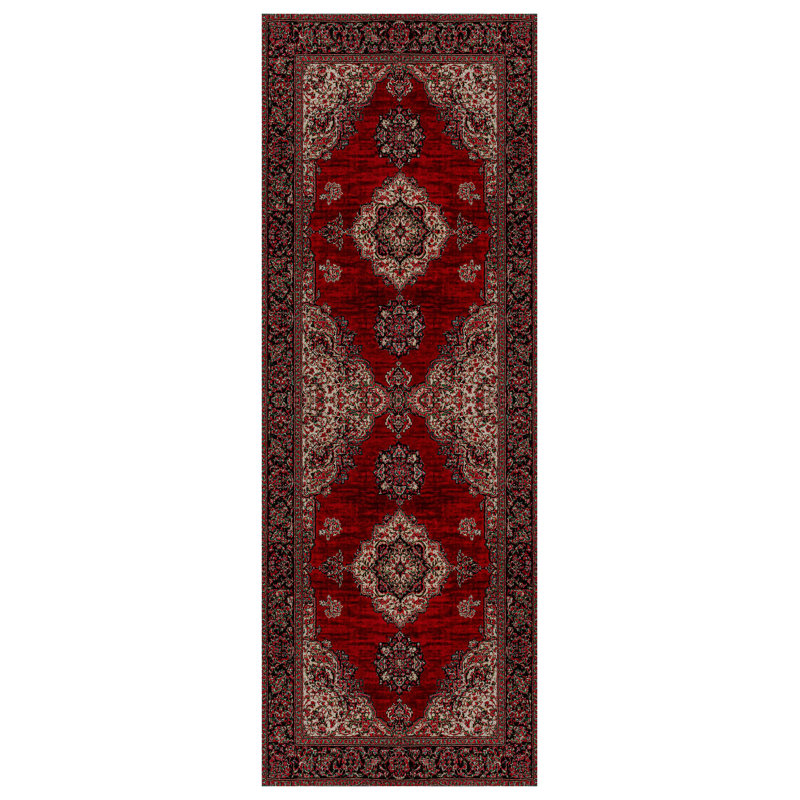 Tapis en coton imprimé chenille Guria, Rectangle 3 pi 4 po x 6 pi 7 po