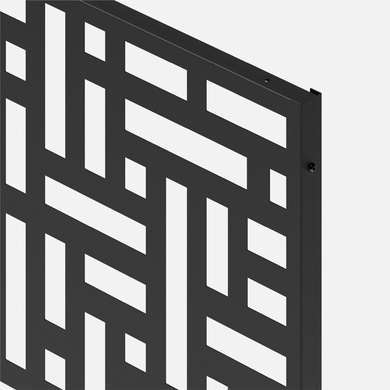 Ensemble de paravents en plastique noir Screen Series
