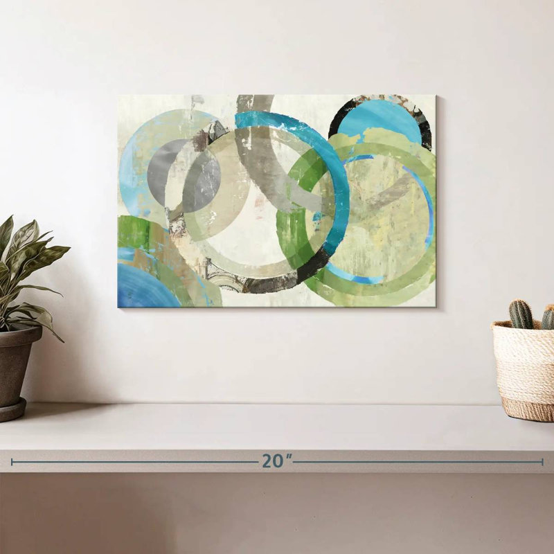 Avery Viridescent Rings, 8" H x 12" W