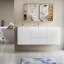 Meuble-lavabo de salle de bain avec lavabo, armoire de rangement murale avec tiroirs à fermeture en douceur-108508376