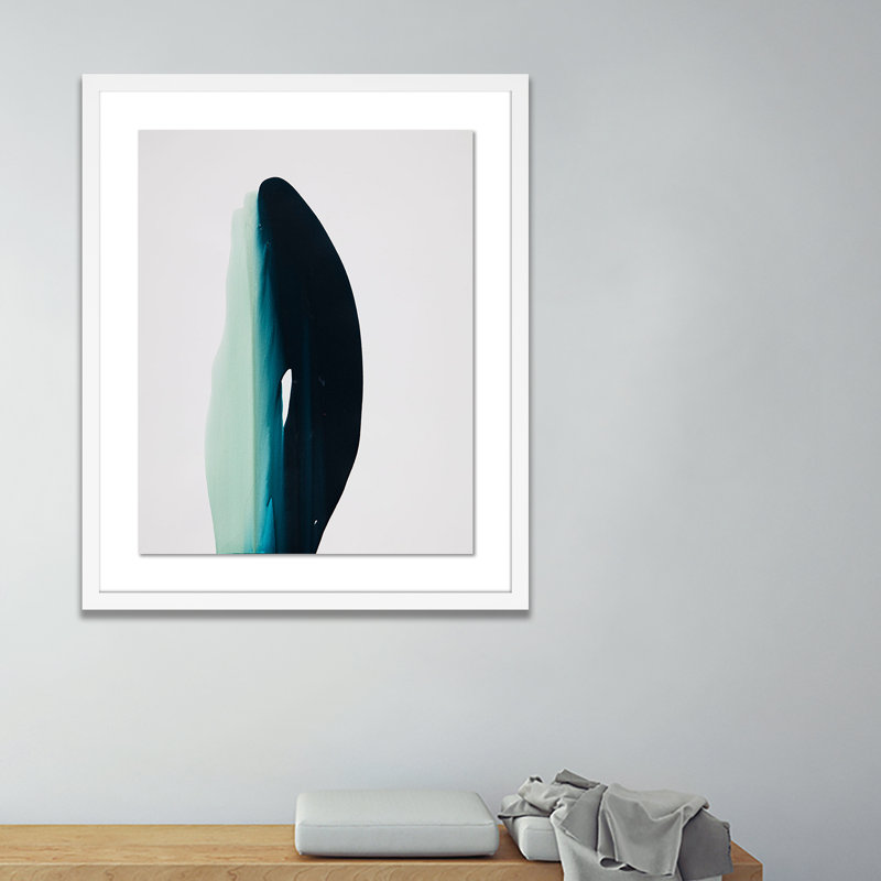 Blue Abyss II Painting by Kim Whiteside, White, 40" H x 34" W x 2.5" D