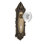 Victorian Plate with Decorative Keyhole and Crystal Egg & Dart Knob