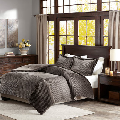 Ensemble d'édredon hypoallergénique en polyester luxueux pour les chambres confortables