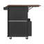 Farmhouse Kitchen Island Cart With Drop Leaf-1657789046