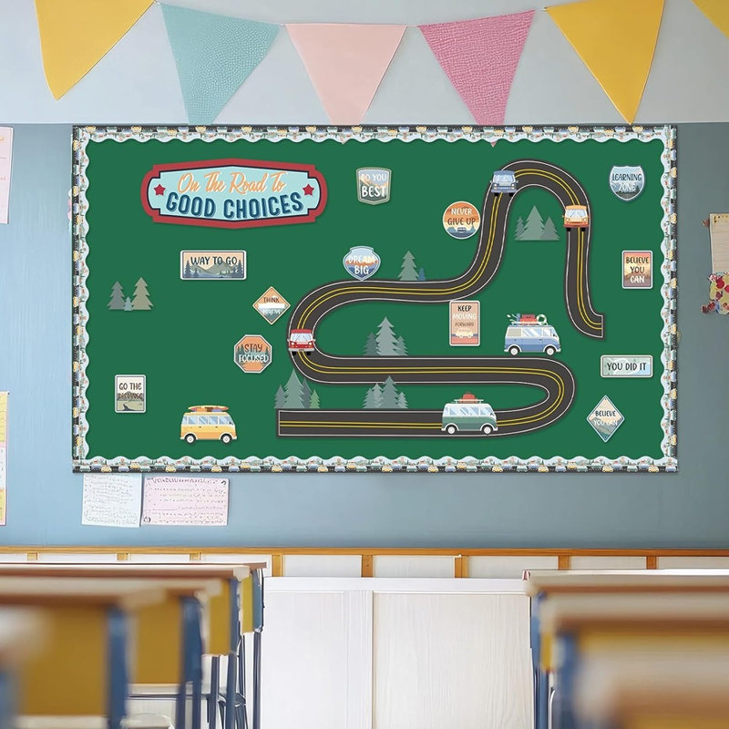On The Road To Good Choice - Babillard - Décorations d'affirmation de classe pour la rentrée scolaire