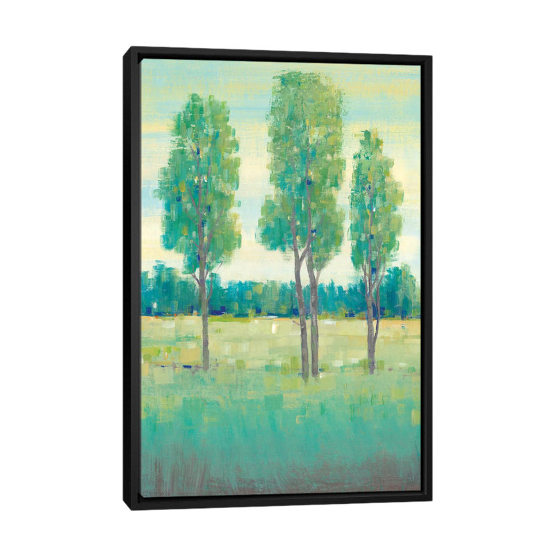 « spring day i », impression sur toile, H 26 po x l 18 po x P 1,5 po, Toile avec cadre noir, Pas de tapis