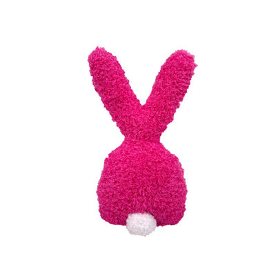 Coussin décoratif en forme de lapin 13,8 po