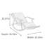 Home Casual Ergonomic Solid Wood Rocking Chair