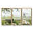 Toile avec cadre flottant or