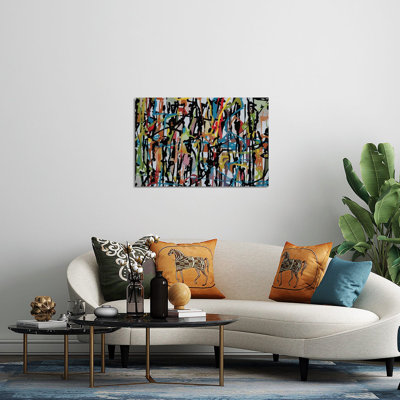 Pollock Wink XV, impression sur verre acrylique