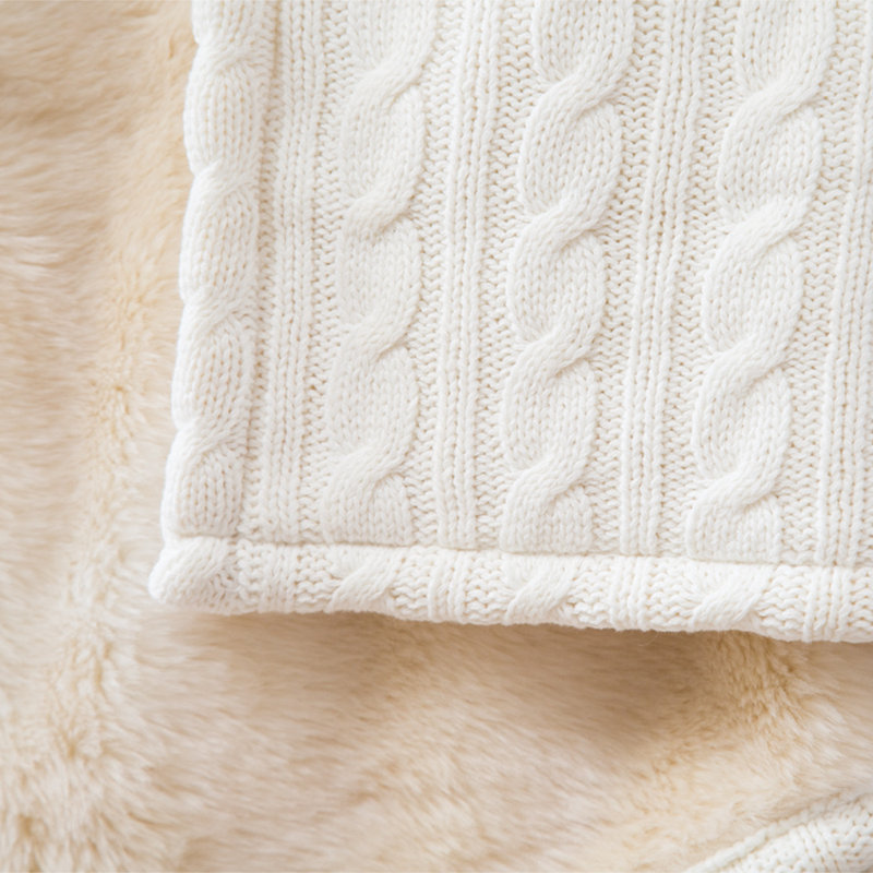Knitted Throw Blanket