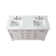 Currahee 60'' Double Bathroom Vanity with Engineered Stone Top