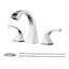 Widespread 2-handle Bathroom Faucet with Drain Assembly