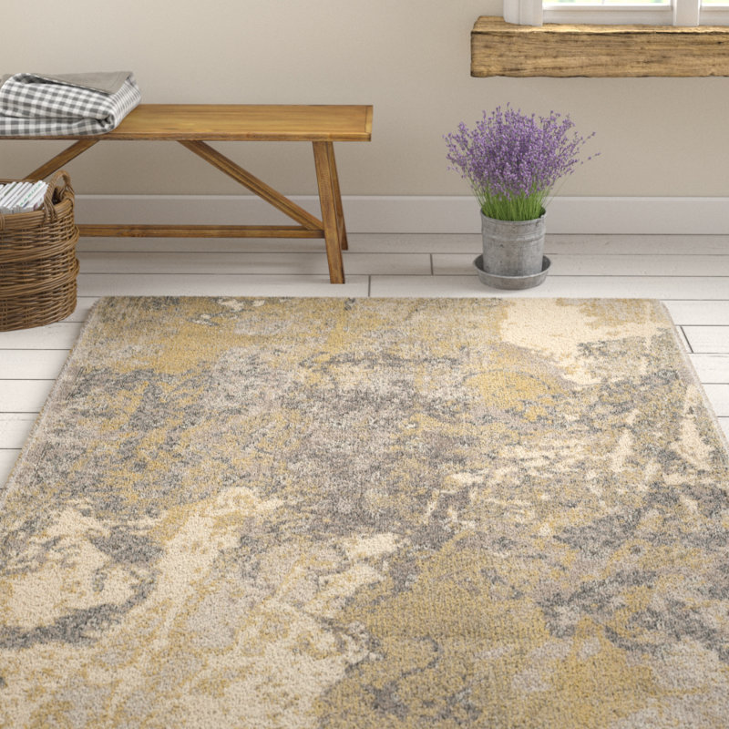 Kellen Abstract Hand Woven Area Rug, Rectangle 155 x 231 cm