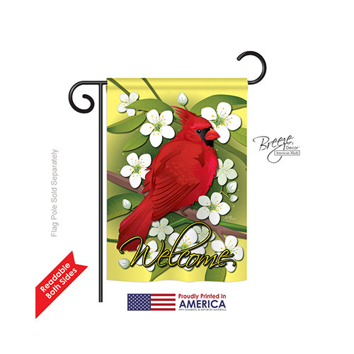 Double Sided Polyester Garden Flag, 18.5" H x 13" W