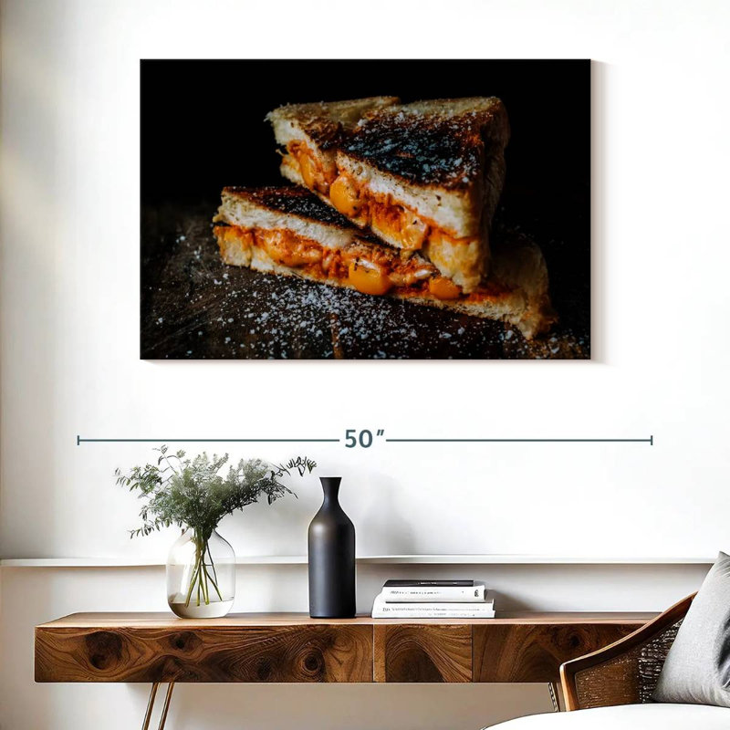 Yarlin Grilled Cheese, 26" H x 39" W