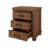 Rustic Three Drawer Reclaimed Solid Wood Farmhouse Nightstand Set Of Two
