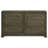 Czupka Dark Cocoa 6-Drawer Dresser