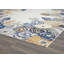 Tapis floral ivoire doré Valentina-954467048