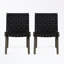 Ensemble de 2 chaises longues de patio avec pieds robustes-409227002