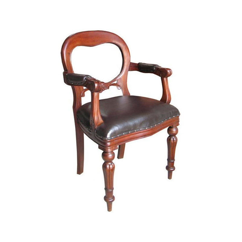 Upholstered Armchair, Wax Polish