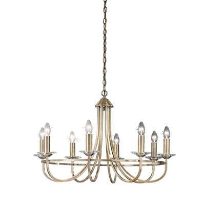 Titus 8 - Light Candle Style Chandelier