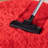  Red Round Shag Rugs, 4x4ft Soft Non-slip Fluffy Rug for Bedroom, Living Room, Teen Rooms Home Decor-555472340-555472347