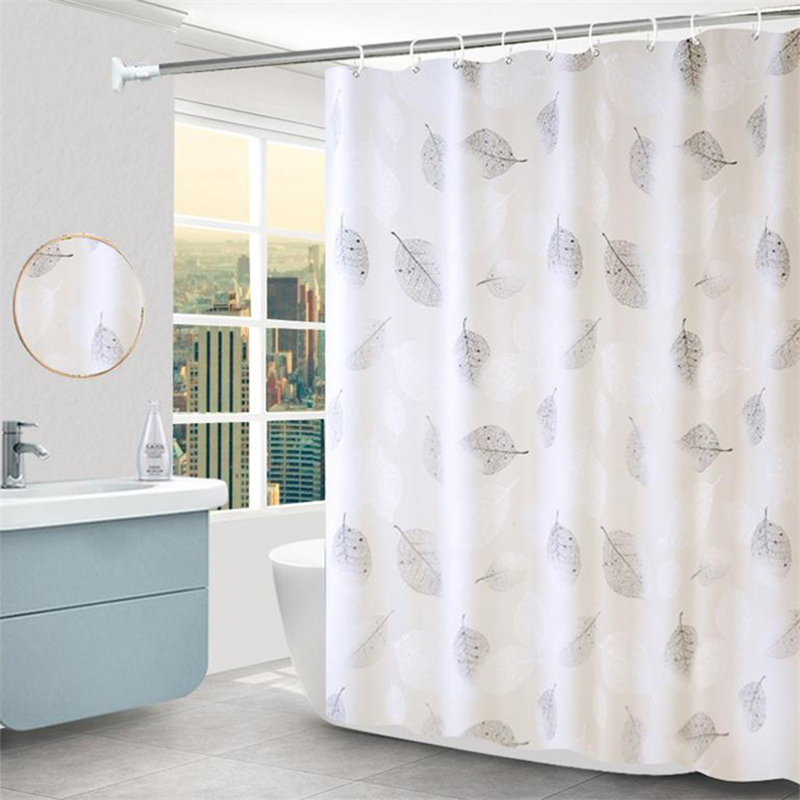 Modern Shower Curtain Liner 70.87x70. Inches Unisex Water Repellent Polyester Wash Bathroom, A