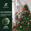 Arbre de Noël artificiel épinette 7,5 pi - support inclus