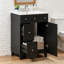 Meuble-lavabo de 24 pouces avec lavabo en céramique, 2 tiroirs, 1 porte, conception peu encombrante et beaucoup de rangement