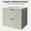 Meuble-lavabo simple 24 po avec comptoir en céramique 24 po