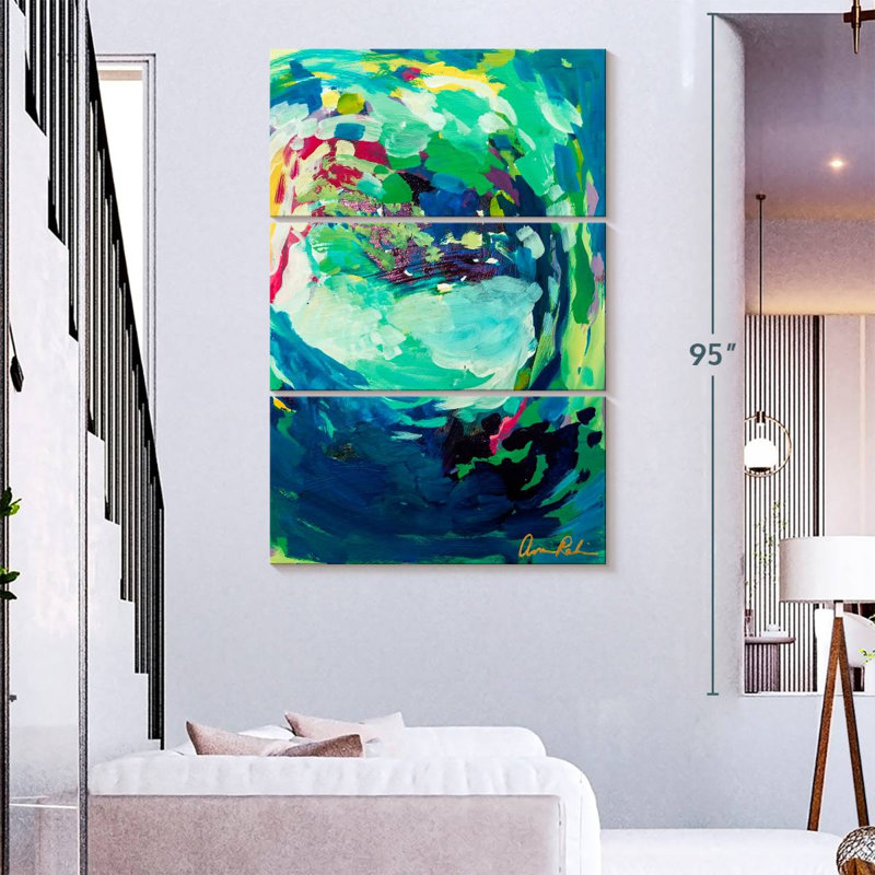 Avery Calico, 74" H x 48" W