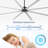 96"  Ceiling Fan With Light And Remote Control, 6-Speed Noiseless Reversible Dc Motor, 8 Durable Aluminum Double-Layer Blades Large Ceiling Fan