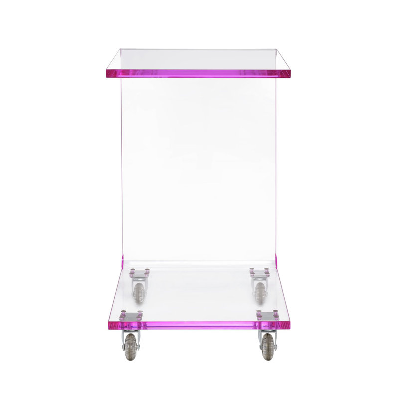 Forada End Table, Pink