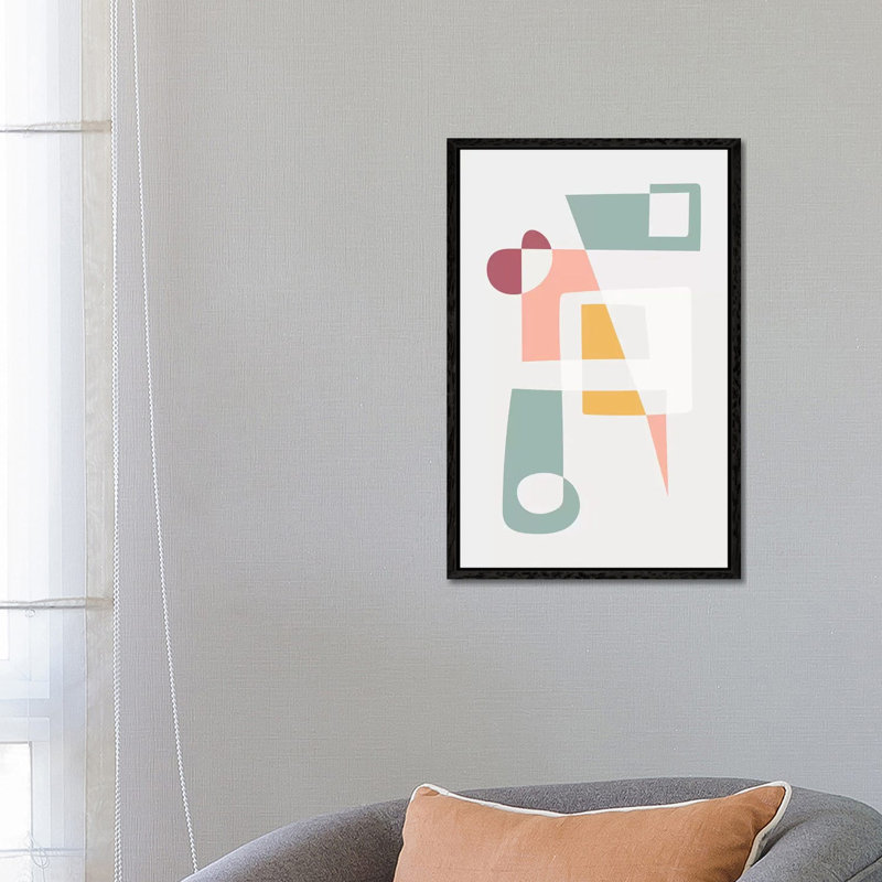 Get Into Shape by The Native State - Floater Frame Gallery-Wrapped Canvas Giclée on Canvas, 66.04 cm H x 45.72 cm W, Black