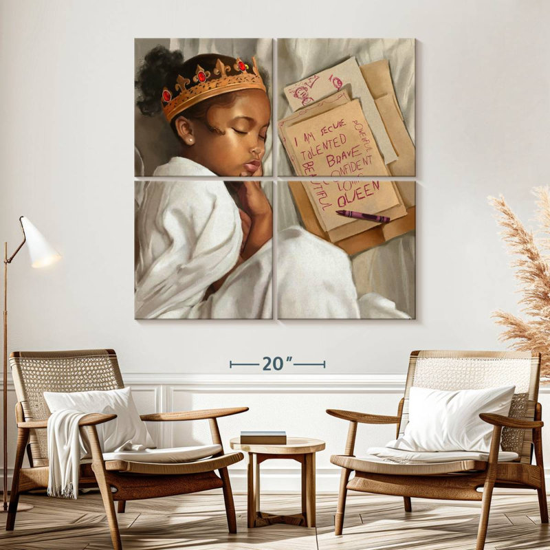 Leisha Even When Iv¢m Sleeping - Girl, 57" H x 57" W