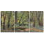 Bouleau, forêt, aquarelle, pastel, désert, 3 pièces-90975358-90975357